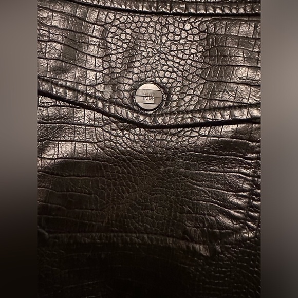 NOISY MAY McGuire Leather Shacket - Picture 3 of 11